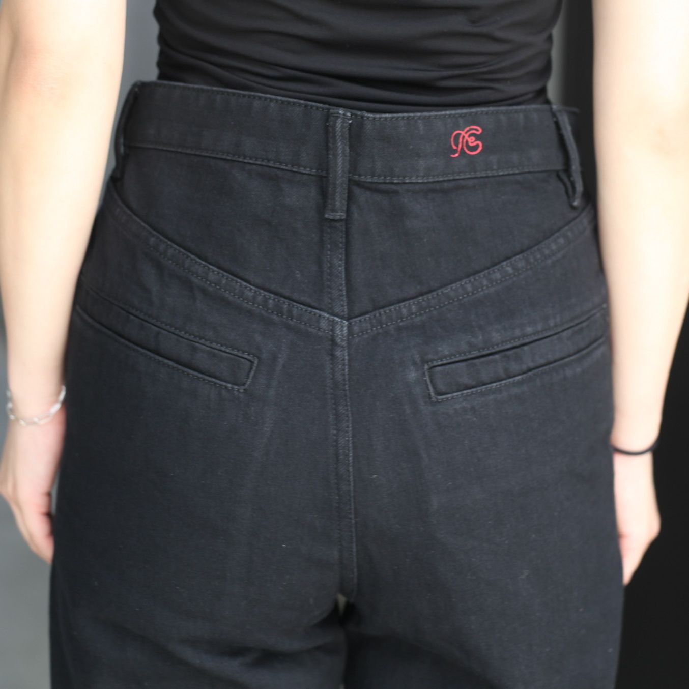Fax Copy Express * - 【残りわずか】Red Stitch Straight Jeans