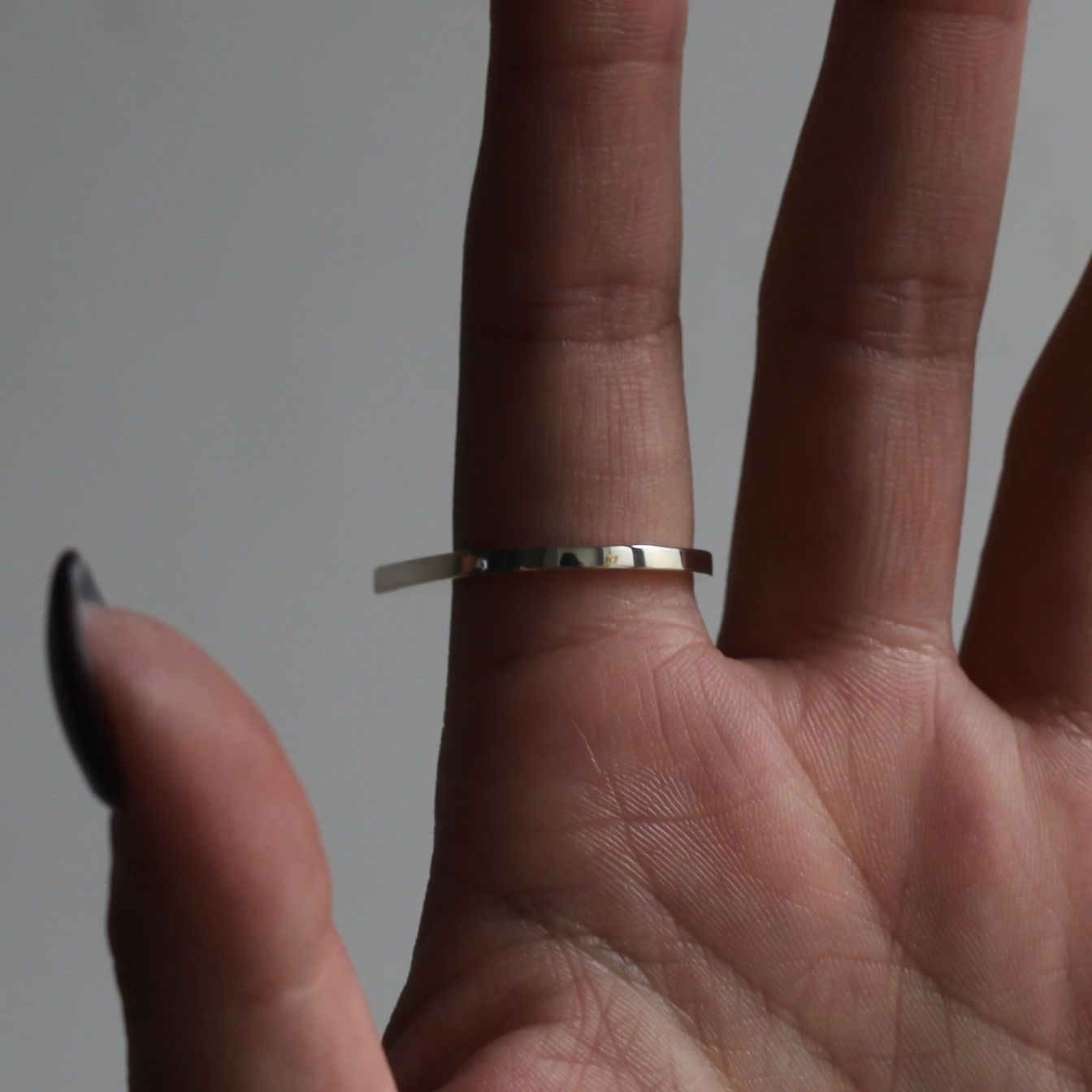【残り一点】Flat Point Ring