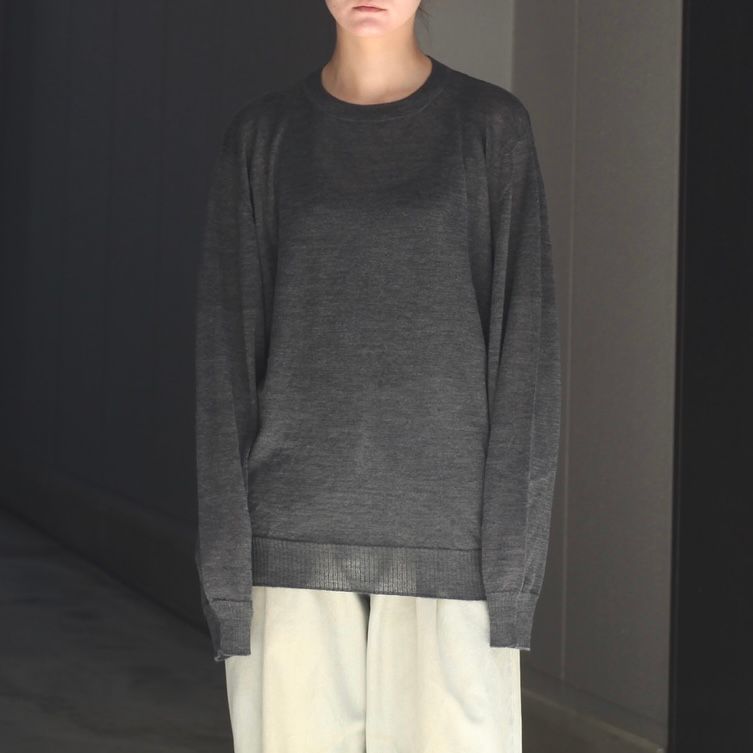 【残り一点】Wholegarment Wool Sheer P/O