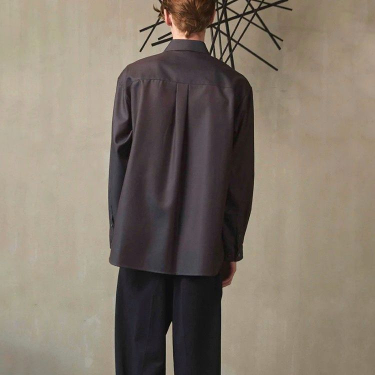【残り一点】72/2 4Colors Chambray Wool Shirt