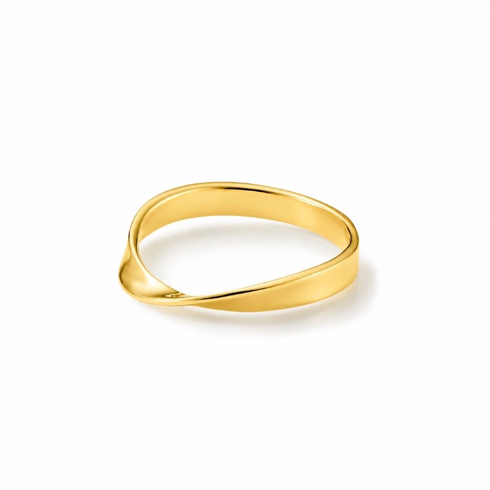 【お取り寄せ注文可能】Loop Ring M(K18 YELLOW GOLD)