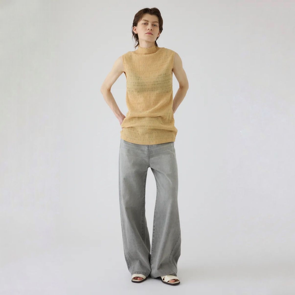 【残り一点】Middle Straight Light Denim