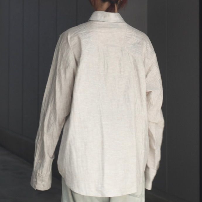【残り一点】Plaid Panelled Utility Shirt