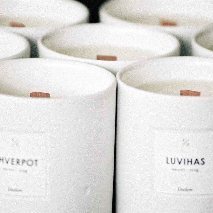 【残りわずか】Fragrance Wood Candle(LUVIHAS)