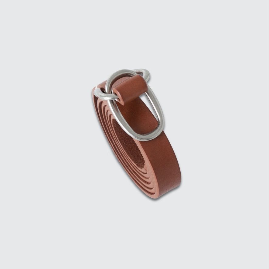 YOKE - 【残りわずか】Double Buckle Leather Belt | ACRMTSM