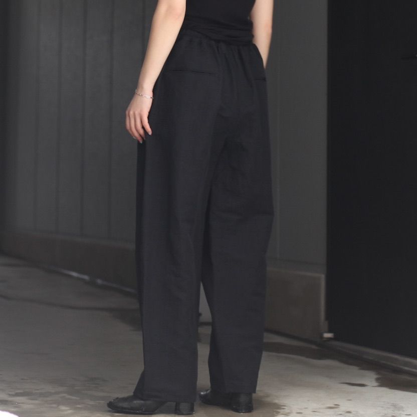 ssstein fake leather wide pants beams別注