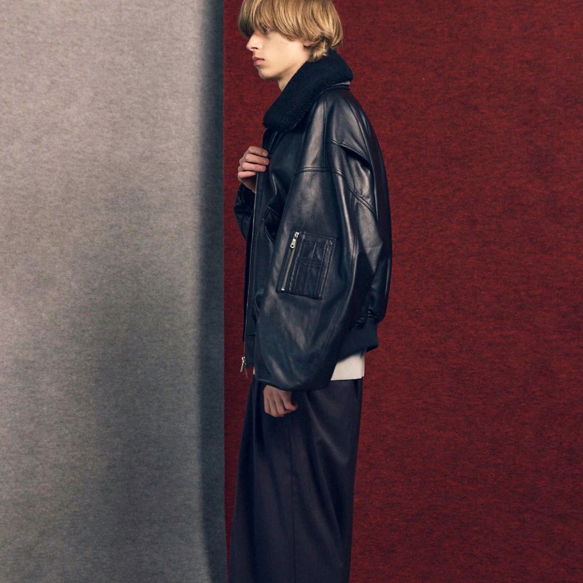 【残り一点】Sheep Leather Mouton G-1 Flight Jacket