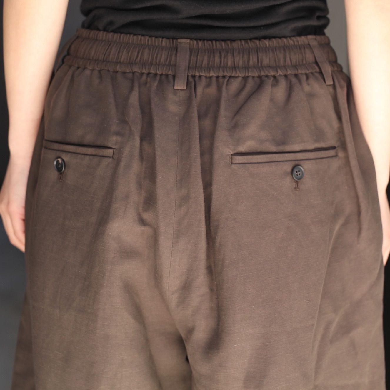 【残り一点】VIS/LI/RA Twill Wide Easy Short Trousers
