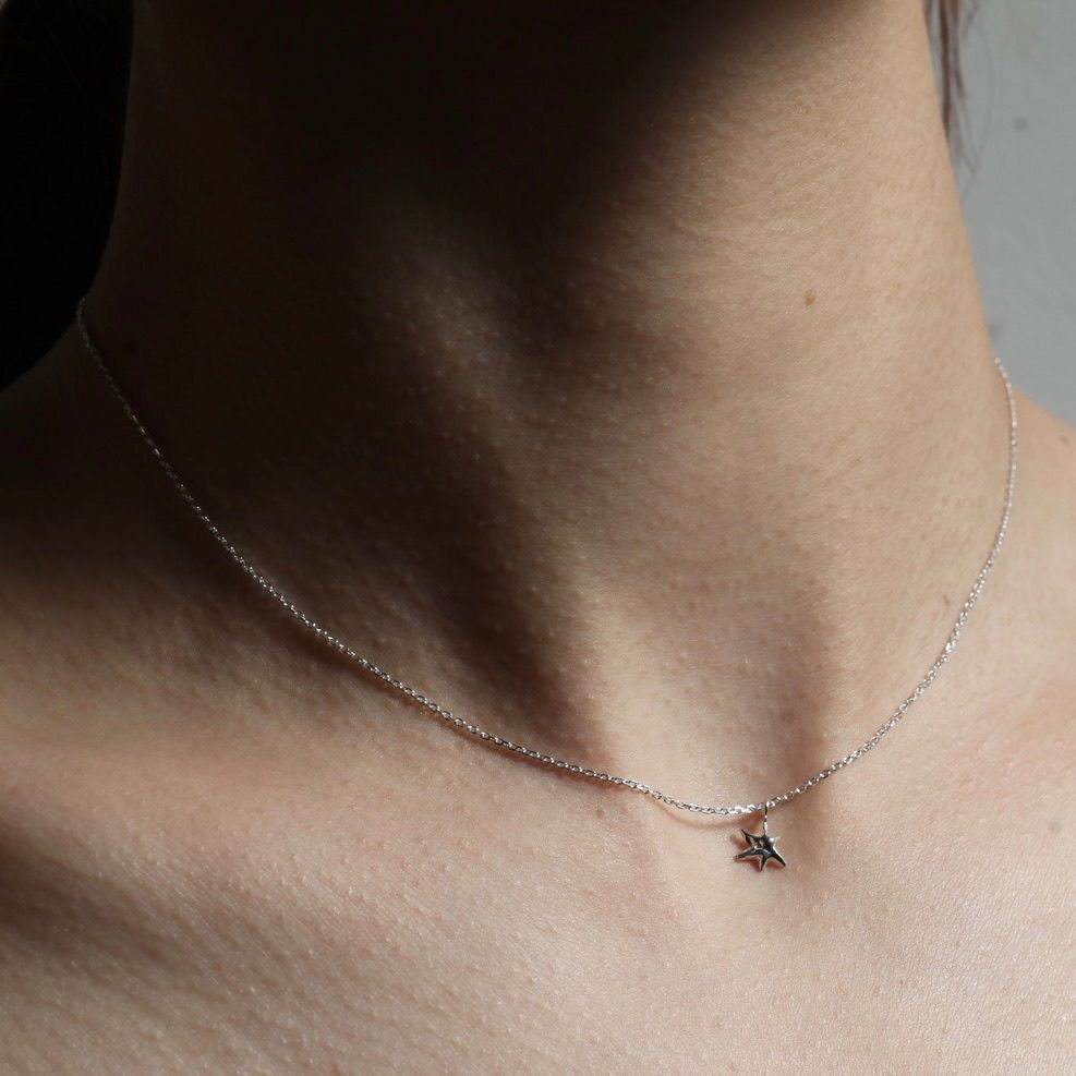 【お取り寄せ注文可能】YU-KIN Silver Pentagram Chain Necklace