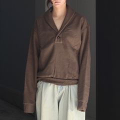 【残り一点】Shawl Collar Cotton Fleece Jacket