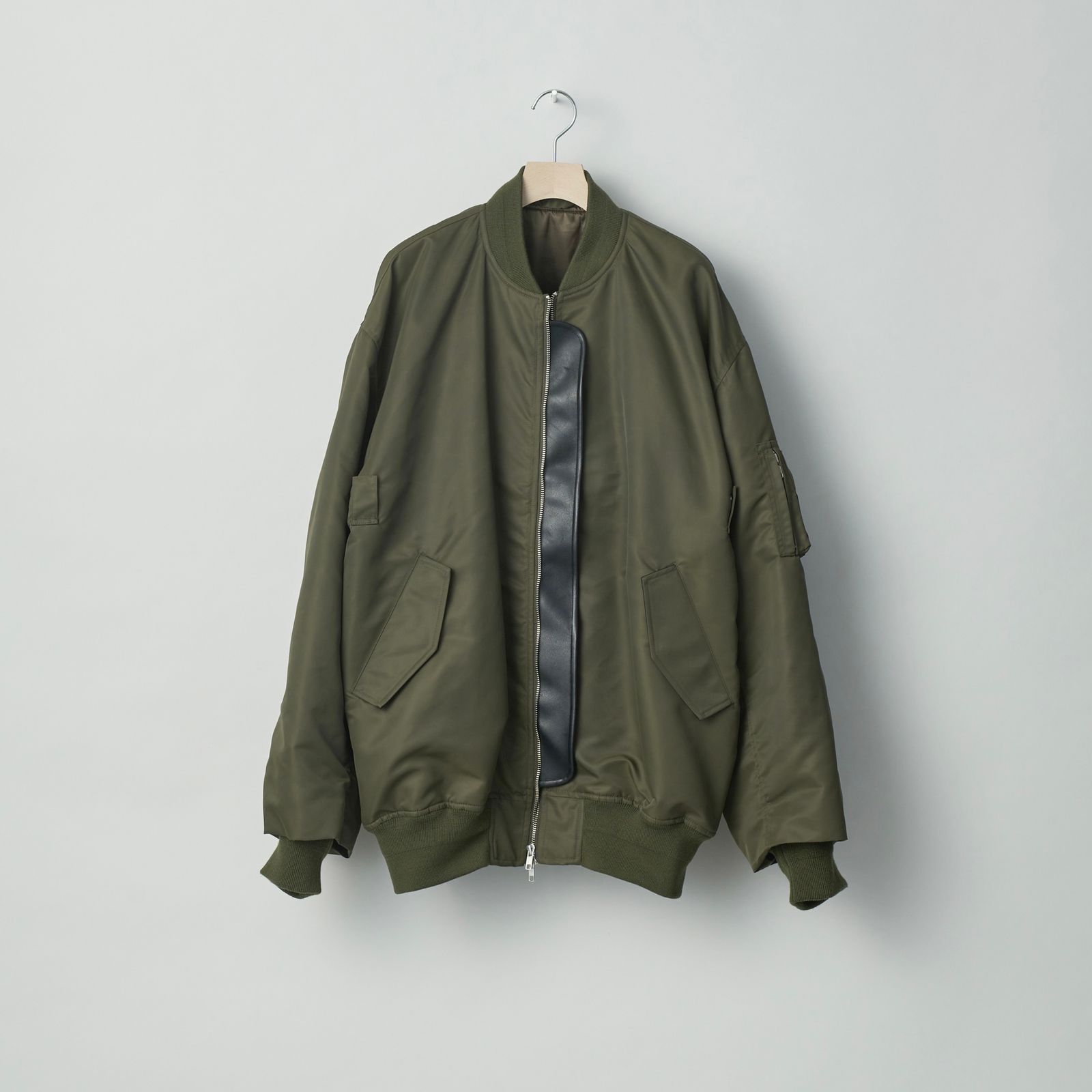 stein OVERSIZED LEATHER FLIGHT JACKET | hartwellspremium.com