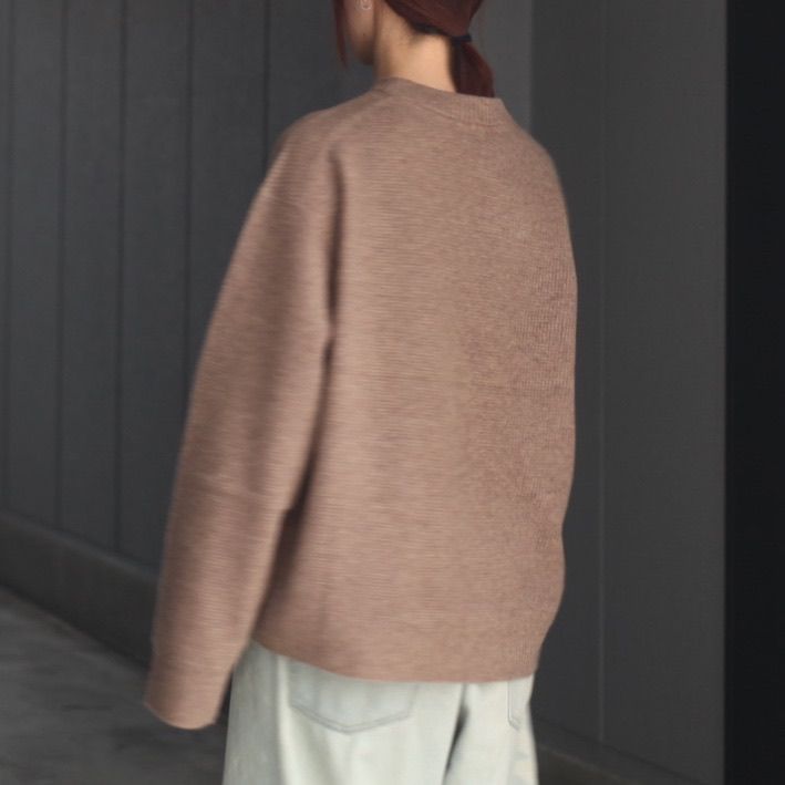 【残り一点】Wool Cashmere Waffle Knit
