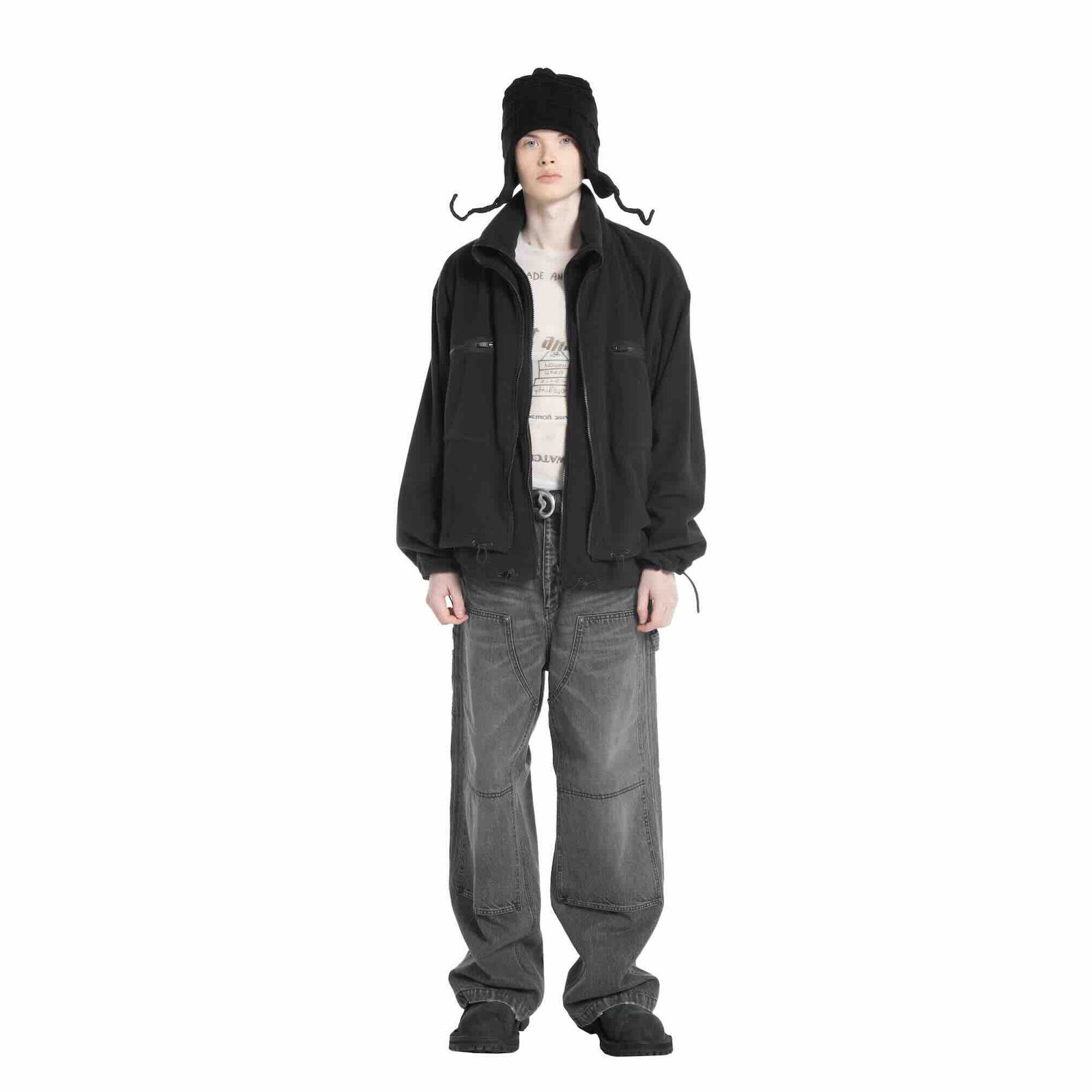 【残りわずか】Vintage Washed Painter Denim Wide Pants