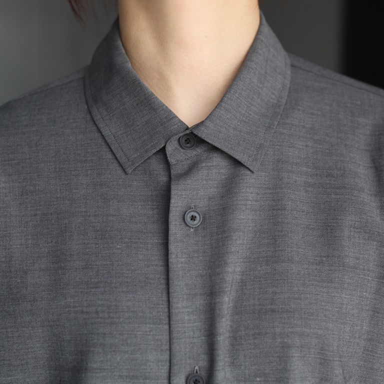 ATON - 【残り一点】Twist Wool Tropical Oversized Shirt | ACRMTSM 