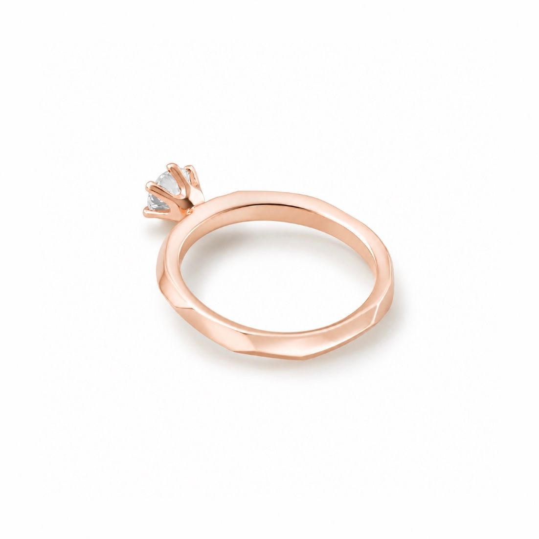 【お取り寄せ注文可能】Quon Round Ring(K18 PINK GOLD)