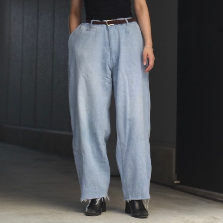 【残り一点】Reconstructed Super Baggy Slacks Denim_3(L)