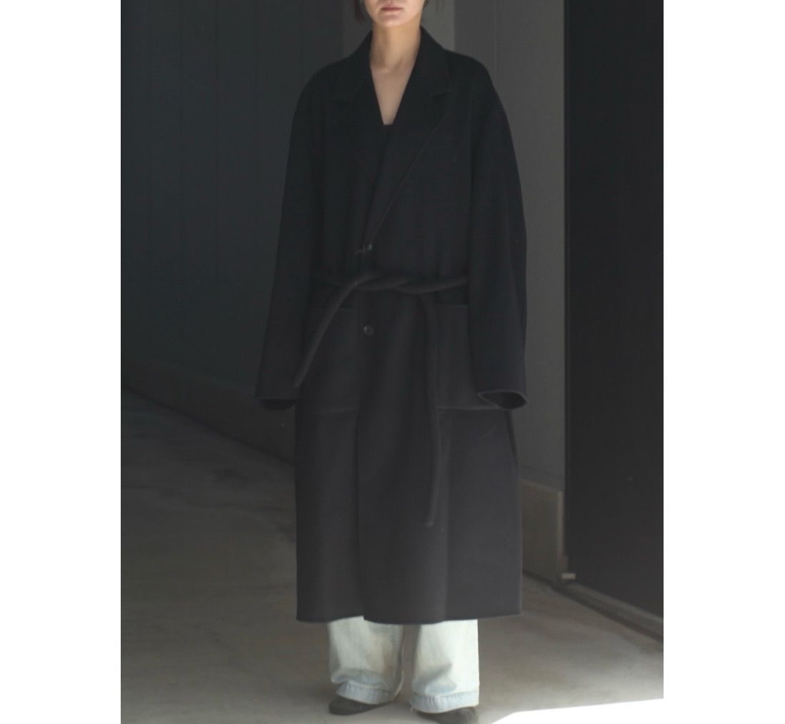 【残り一点】Wool/Cashmere Reversible Notch Lapel Coat