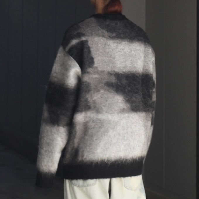 【残り一点】Kid Mohair Jacquard Sweater