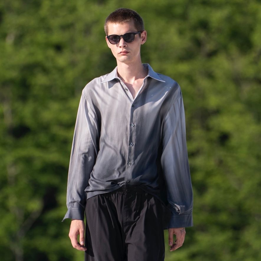 【残り一点】Hand Painted Lawn Loose Fit Shirt