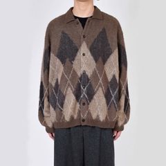 【残り一点】M/Shaggy Argyle Knit Polo