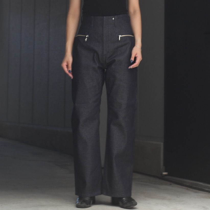 【残り一点】Square Zip Denim