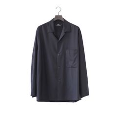 【残り一点】Wool Open Collar Shirt