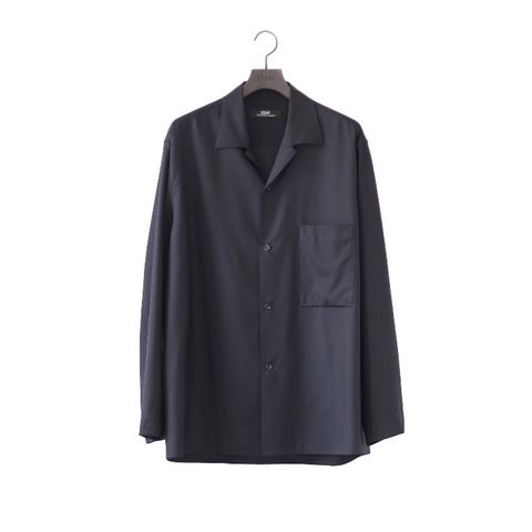 【残り一点】Wool Open Collar Shirt