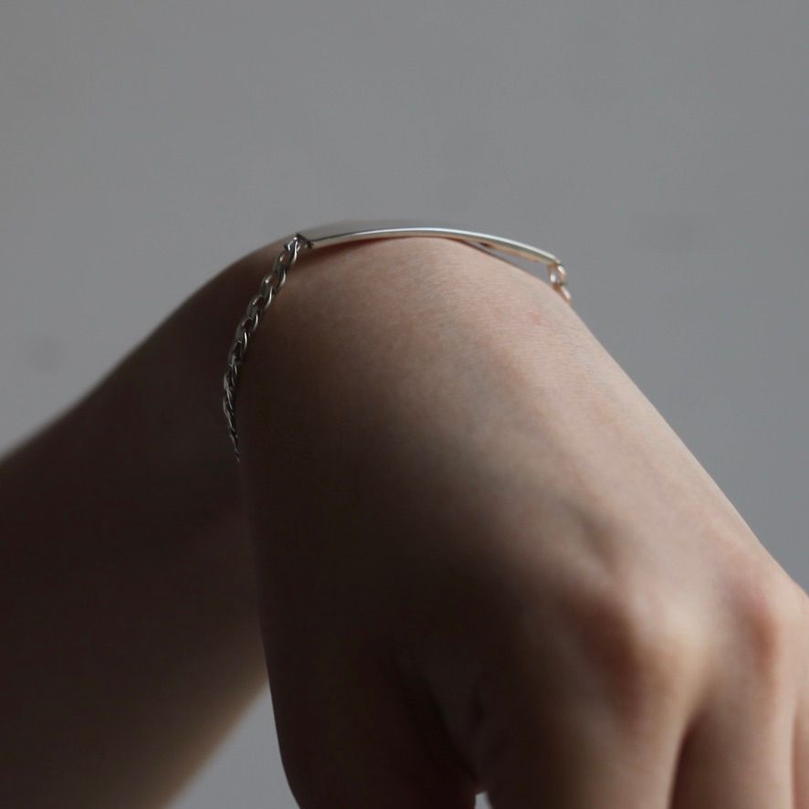 【お取り寄せ注文可能】ID Bracelet_S(SILVER)
