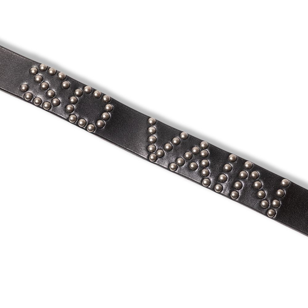 【残り一点】Round Studs Leather Narrow Belt(S.V.D.S.H)