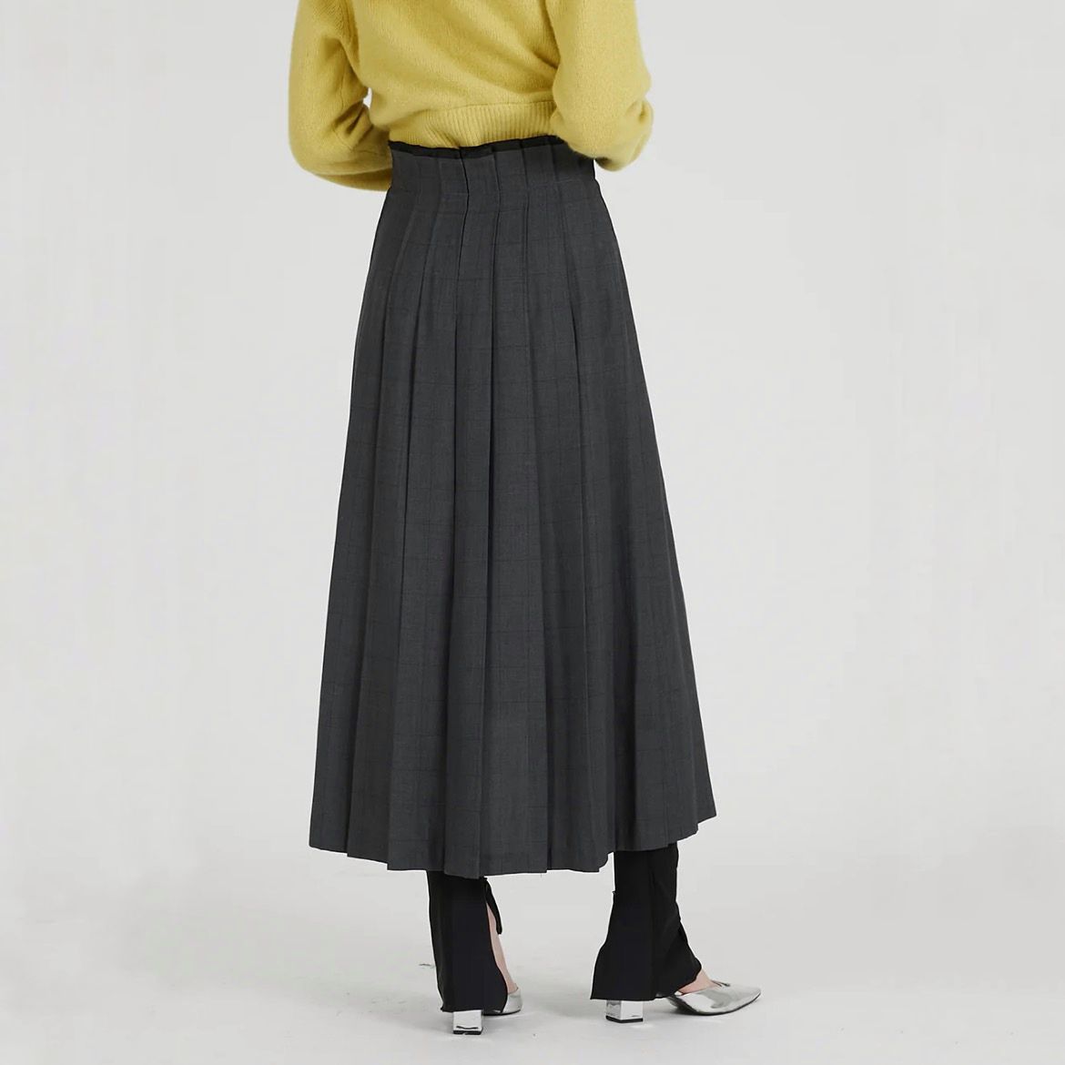 【残り一点】Irregular Pleated Skirt