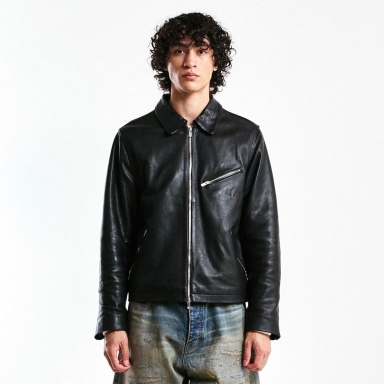 NO MAINTENANCE - 【再販売通知受付可能】Black 6 Zip Trucker Jacket 
