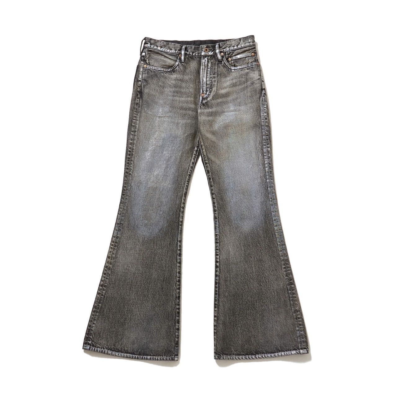 SUGARHILL - 【残り一点】Foiled Denim Trousers Flaired Cut | ACRMTSM ONLINE STORE