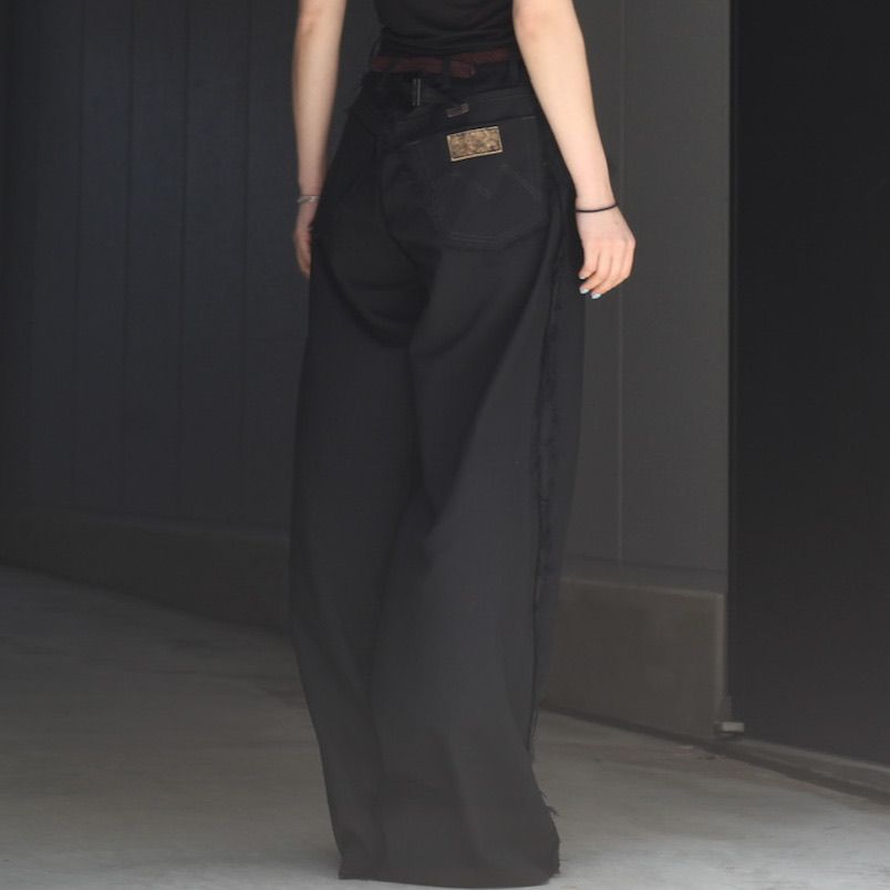 【残り一点】Slash Seam Twist Wide Trousers(CLASSIC TROPICAL)