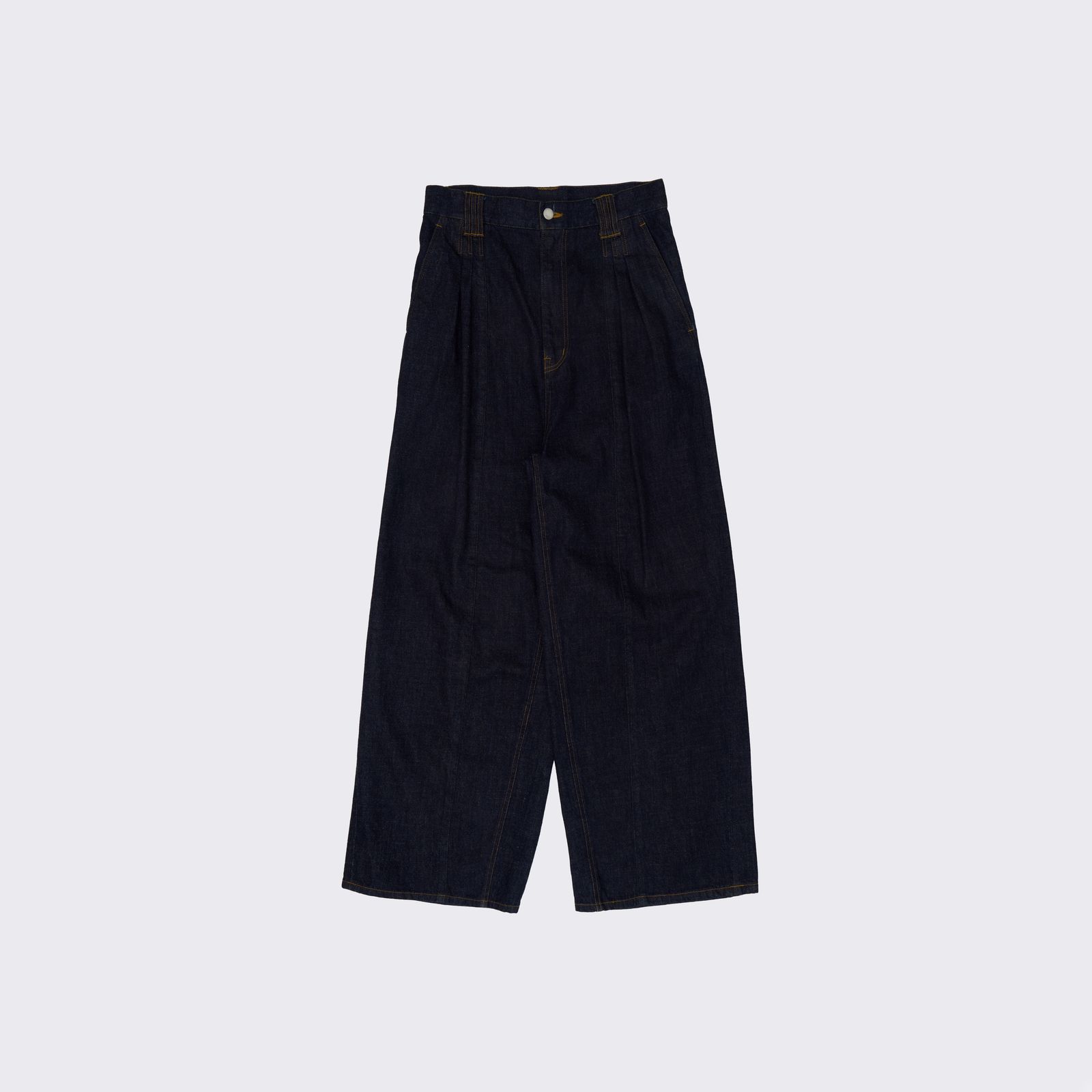 【残り一点】3pleated Wide Leg Denim Trousers
