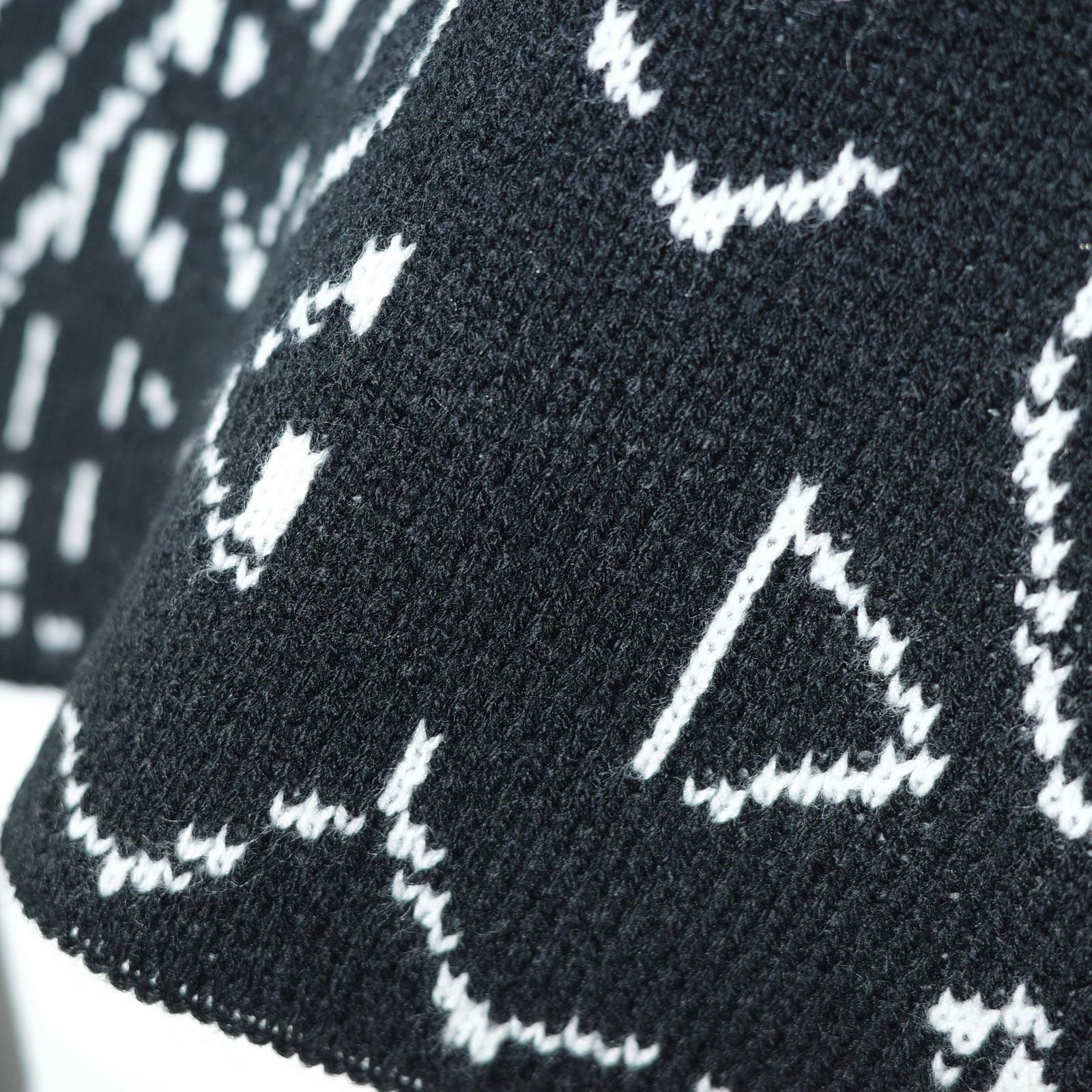 【残り一点】Face Knit Blanket