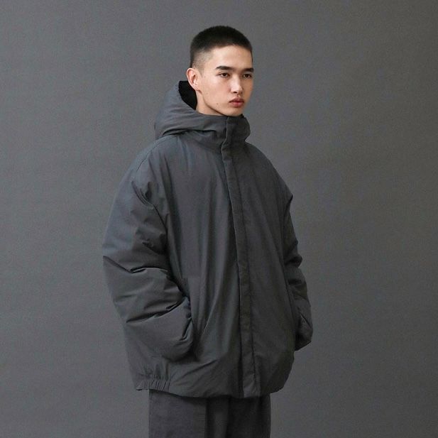 【残り一点】Snowman Hooded Down Jacket