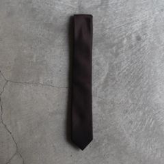 【残り一点】Silk Stripe Tie(BROWN)