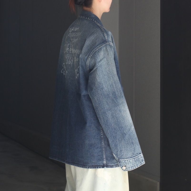 【残り一点】Navy Denim Chore Jacket