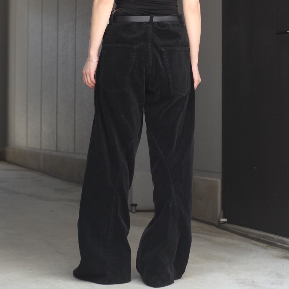 【残り一点】3D Twisted Wide Leg 5P Pants