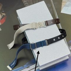 【残り一点】Twill & Leather Belt