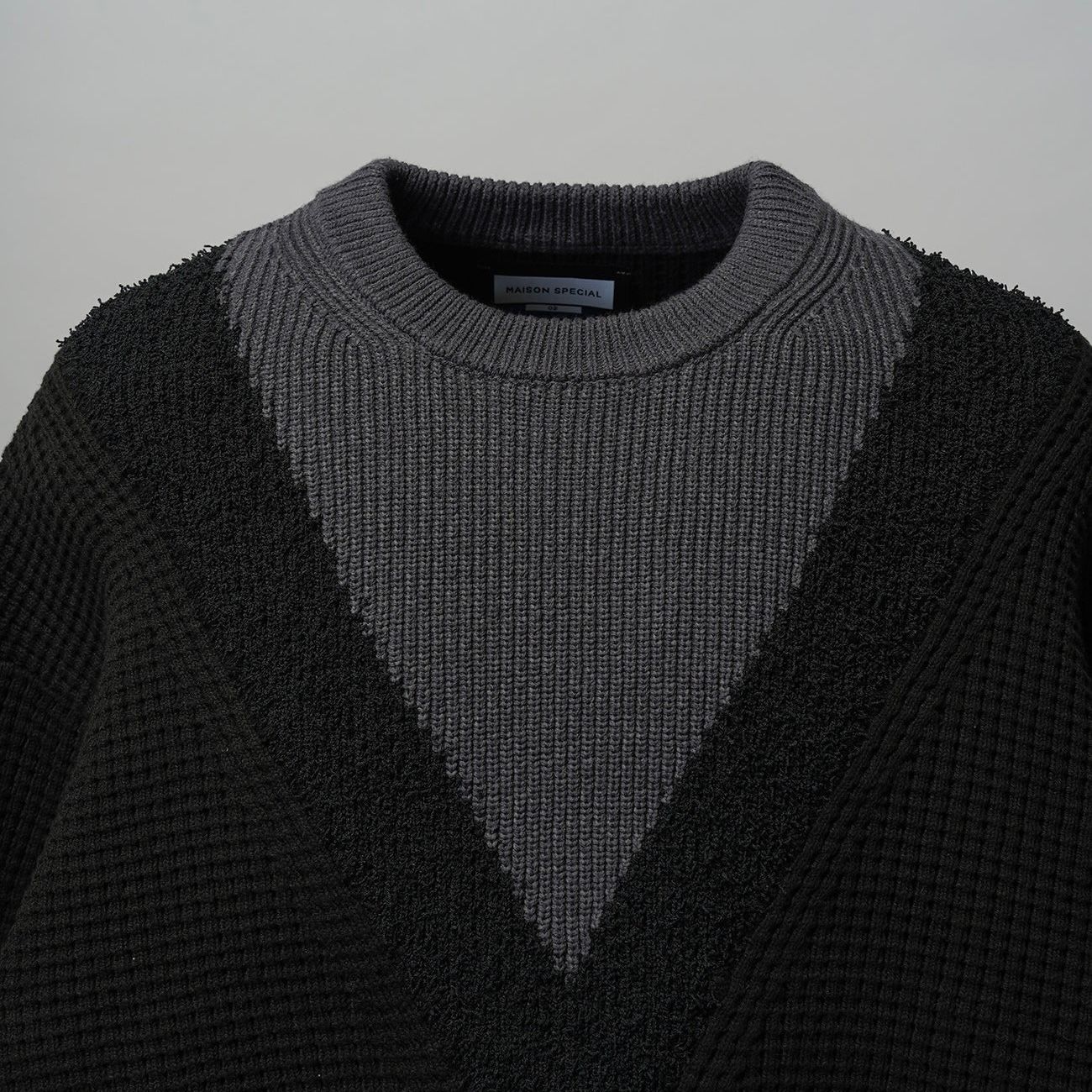 【残り一点】Prime Over V Switching Knit Pull Over