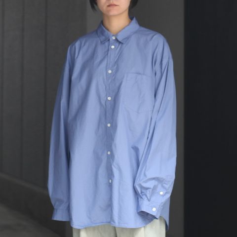 【残りわずか】Suvin Broad Washed Shirt