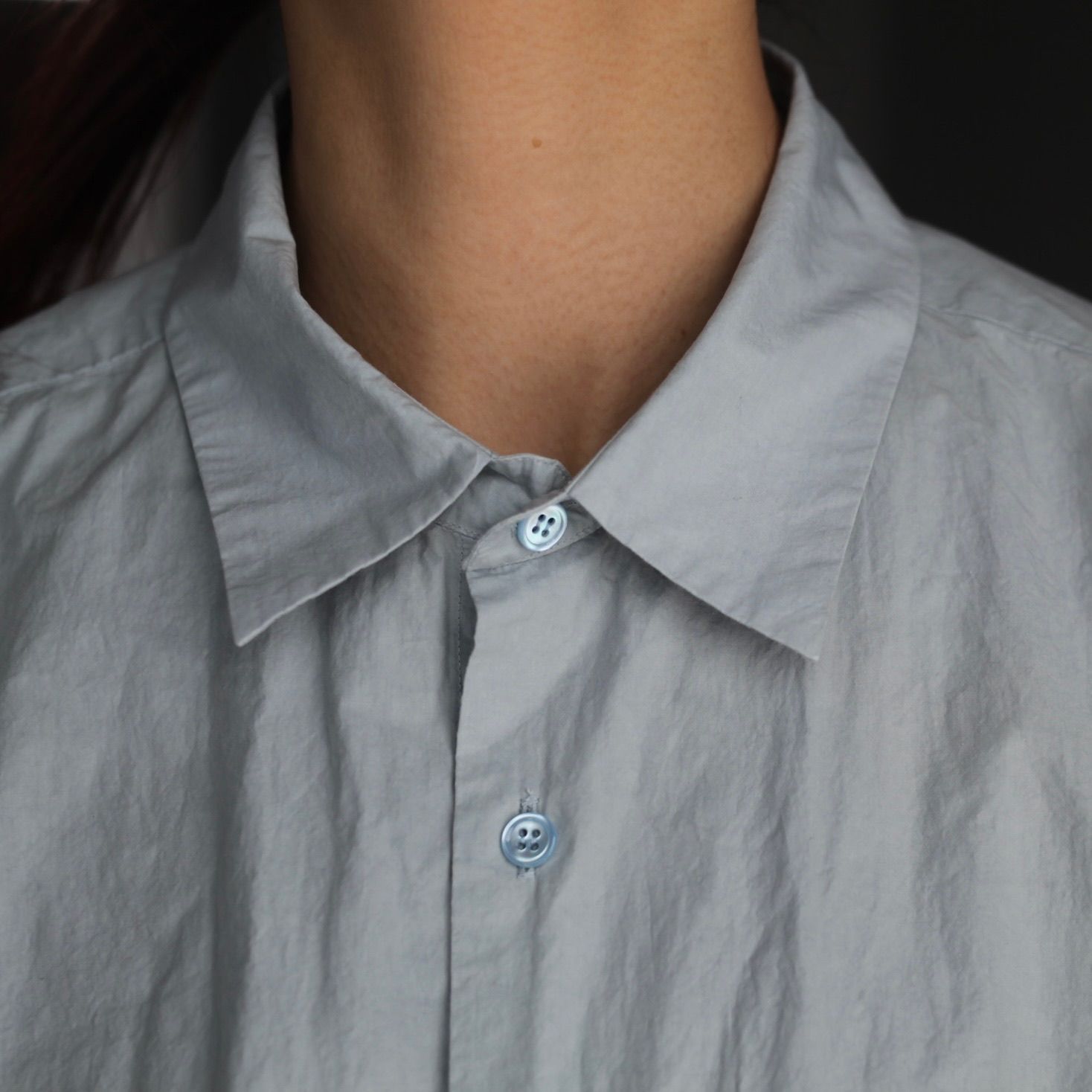 【残り一点】Regular Collar Shirt(MAX HIGH COUNT TYPEWRITER)
