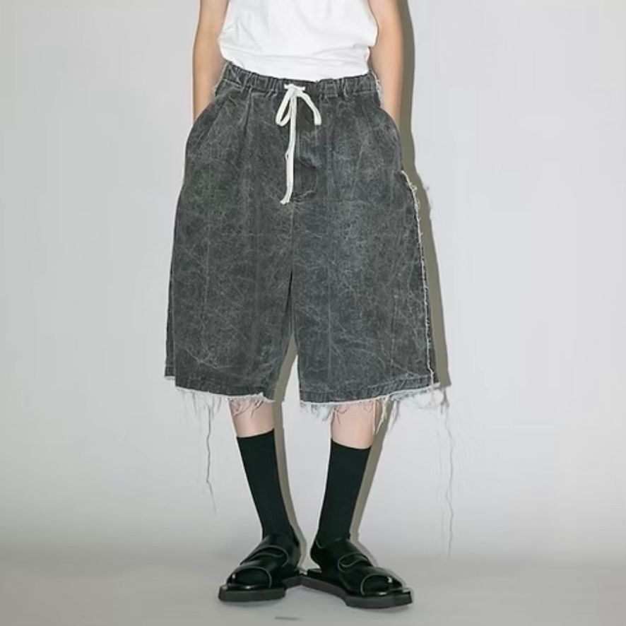 【残り一点】ピグメントプリントデニムショーツ