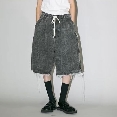 【残り一点】ピグメントプリントデニムショーツ