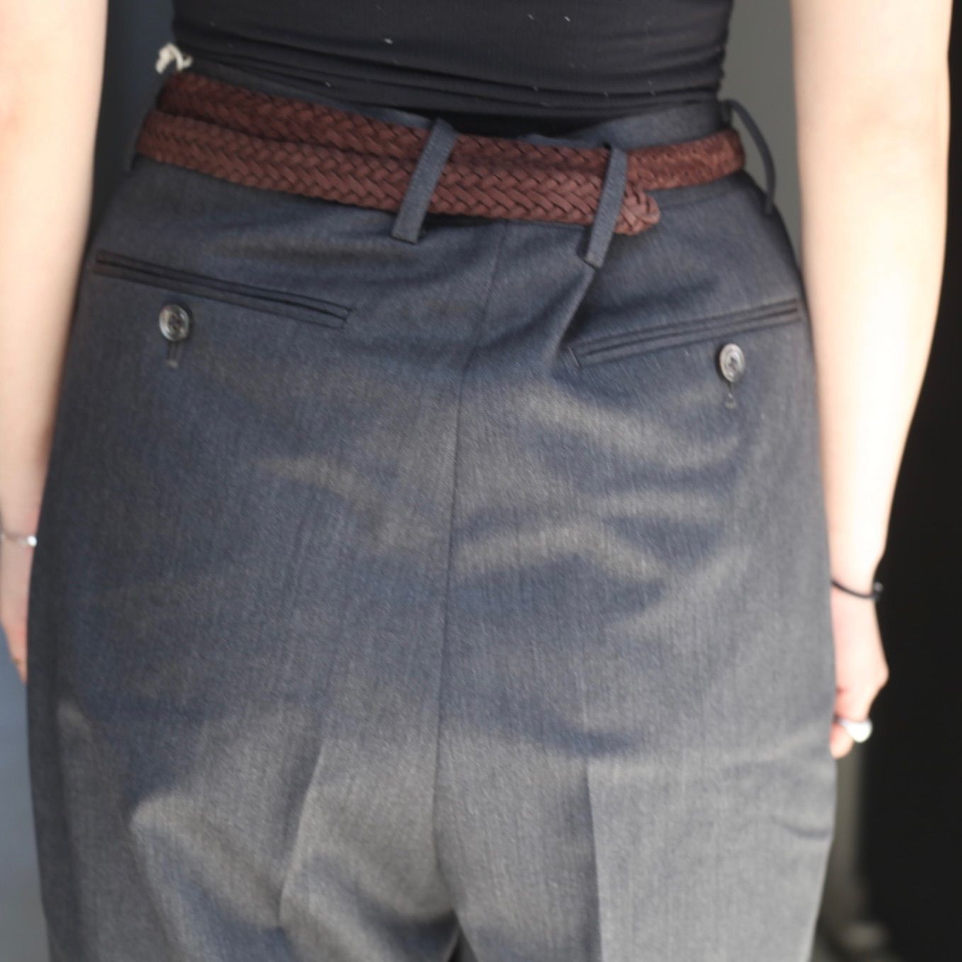NEAT - 【残り一点】Wool Gabardine Wide Tapered | ACRMTSM