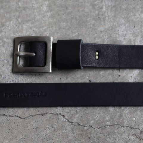 【残りわずか】レザーロングベルト_R(SQUARE)