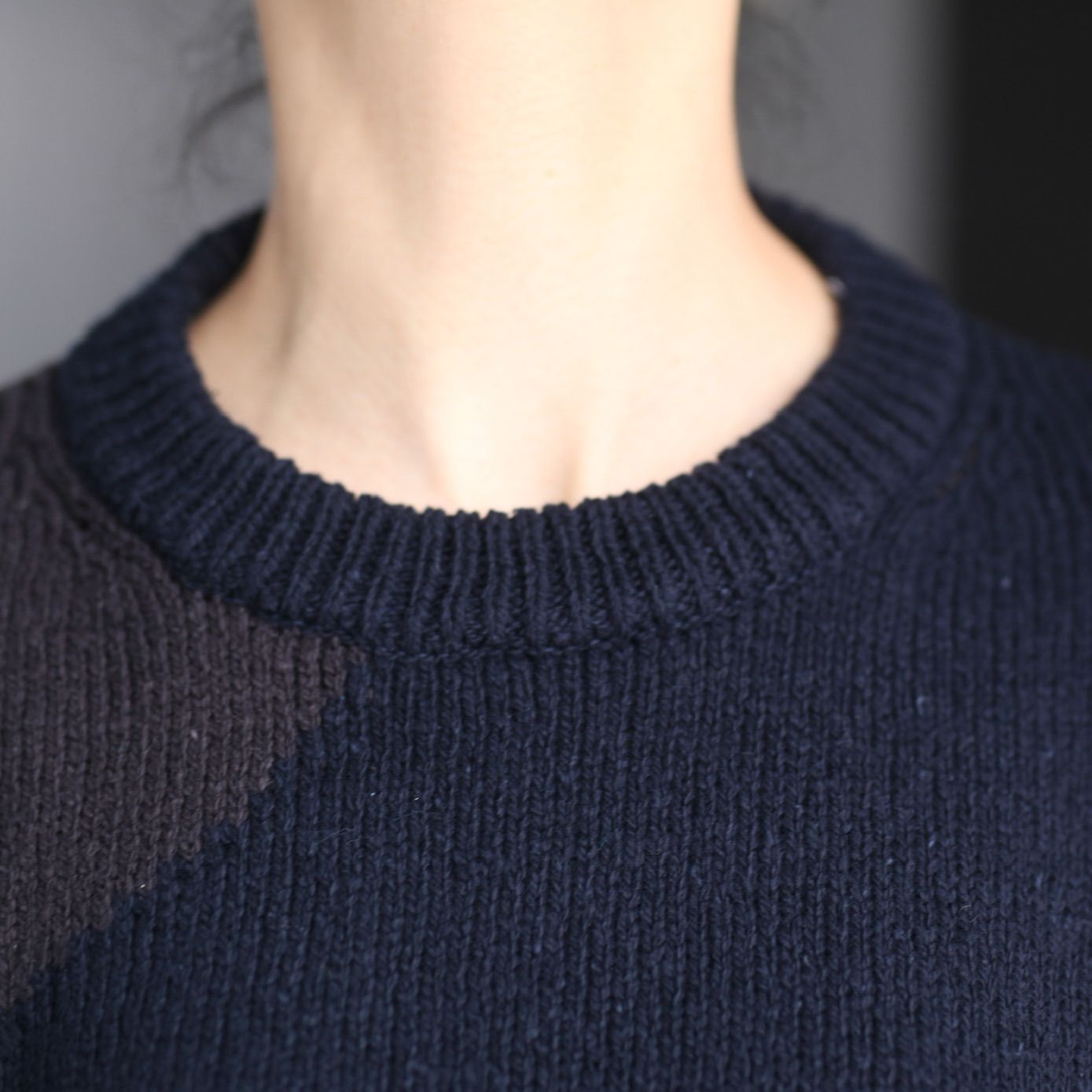 YOKE - 【残りわずか】Intarsia Cotton Sweater | ACRMTSM ONLINE STORE