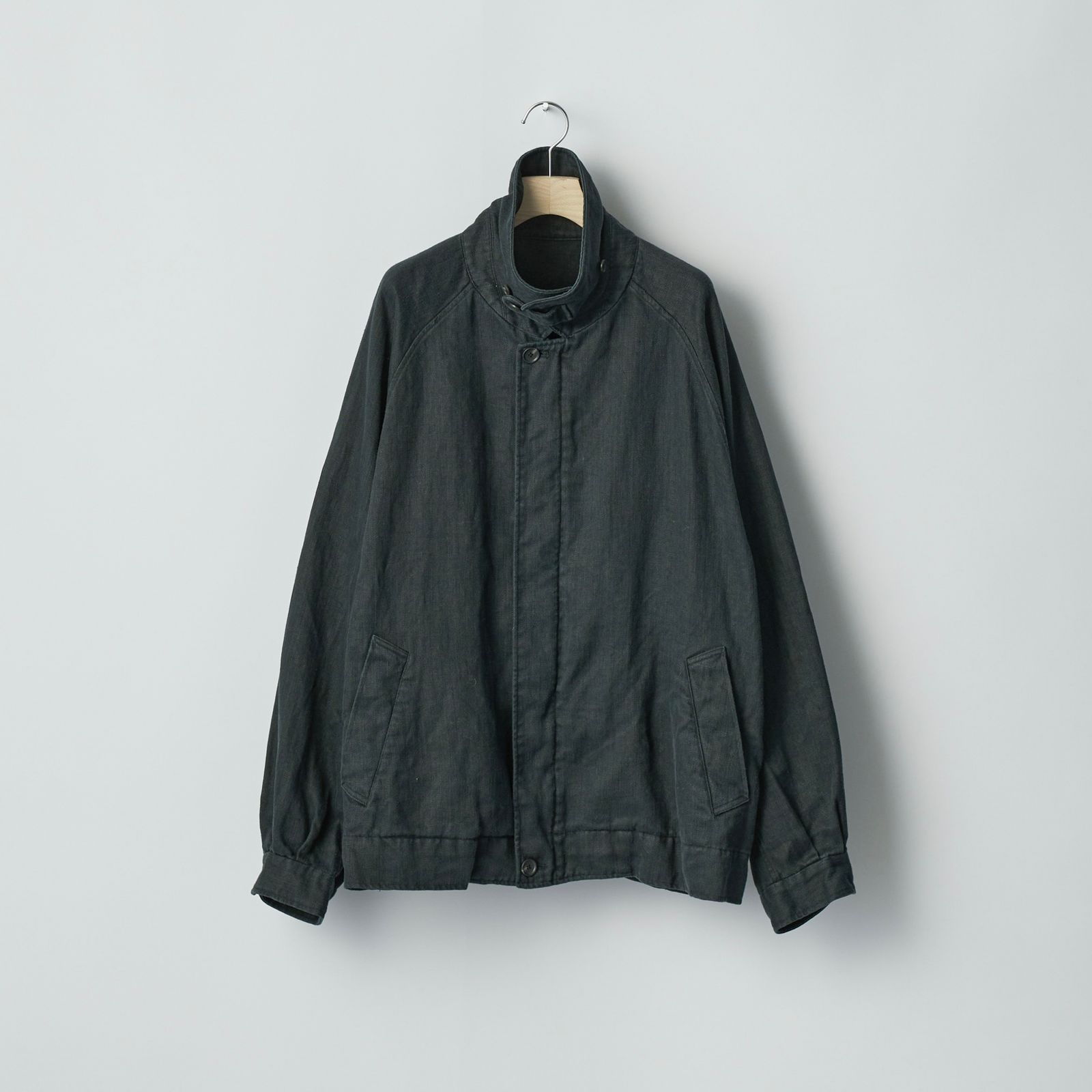 ジャケット・アウター stein HEAVY LINEN HERRINGBONE ZIP JACKET HEAVY LINEN HERRINGBONE ZIP JACKET – ssstein