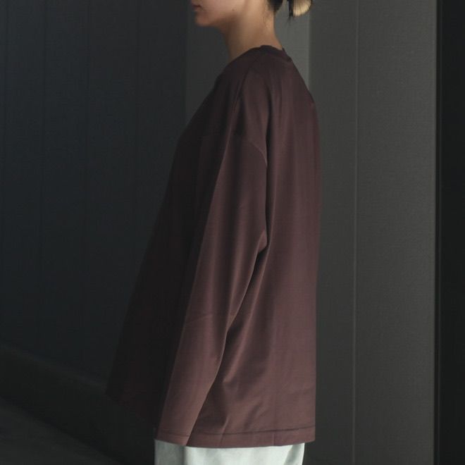 【残りわずか】Suvin60/2 Oversized Long-Sleeve T-shirt